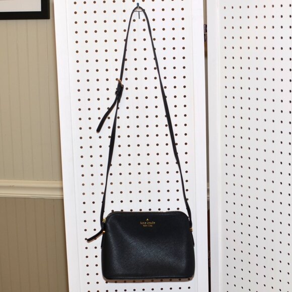Kate Spade New York - Small Dome Crossbody Bag - Classic Little Black Purse - Picture 11 of 16